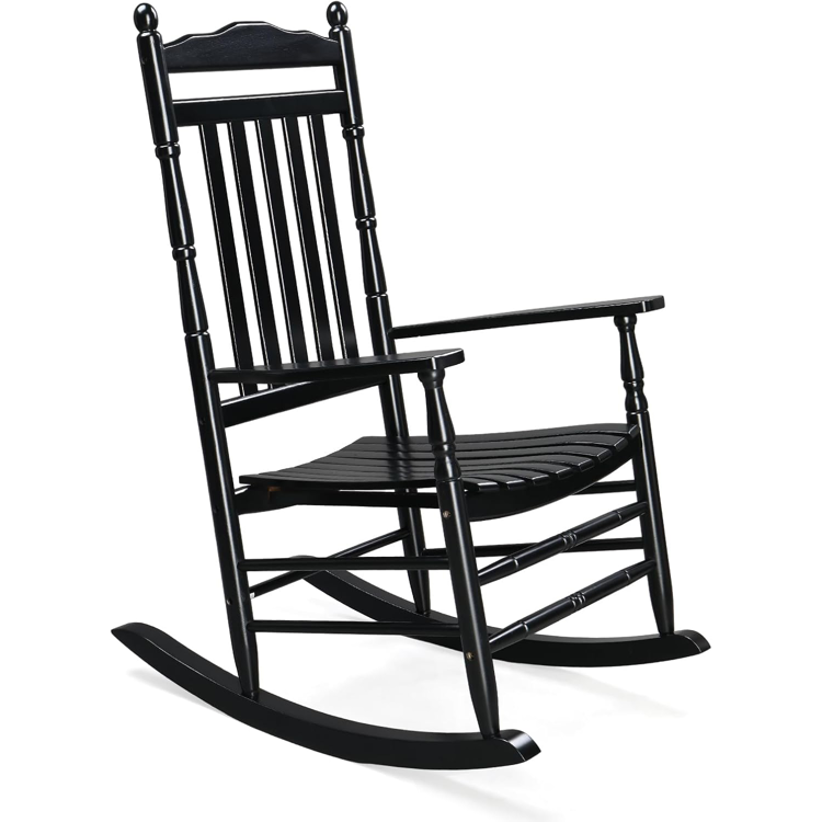 Wooden Outdoor Rocking Chair, multiple colors