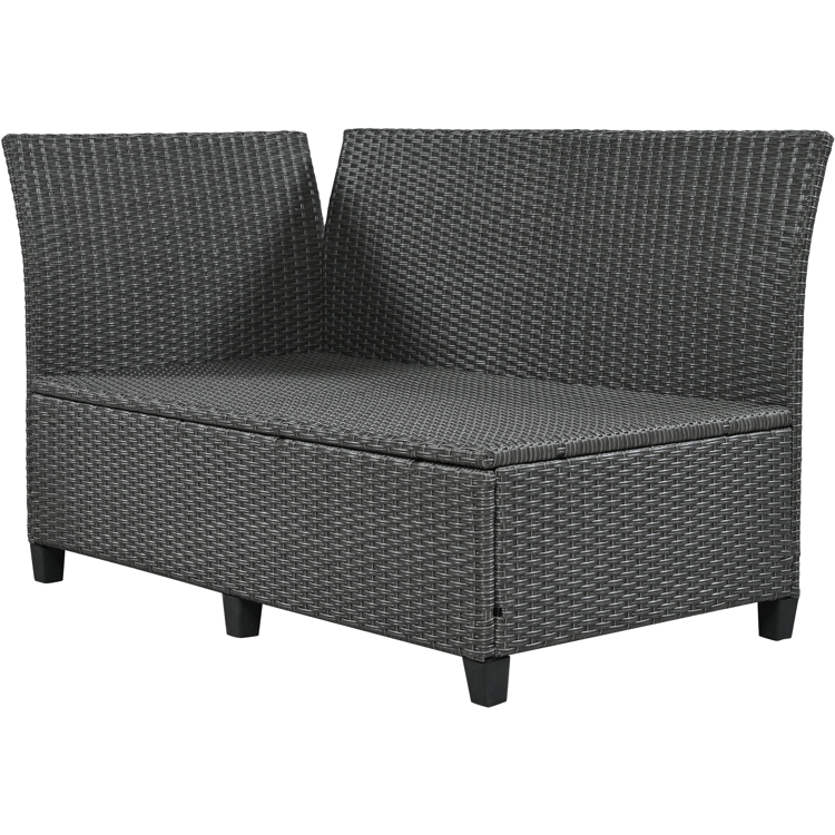 5-Piece Outdoor Patio Rattan Sofa Set