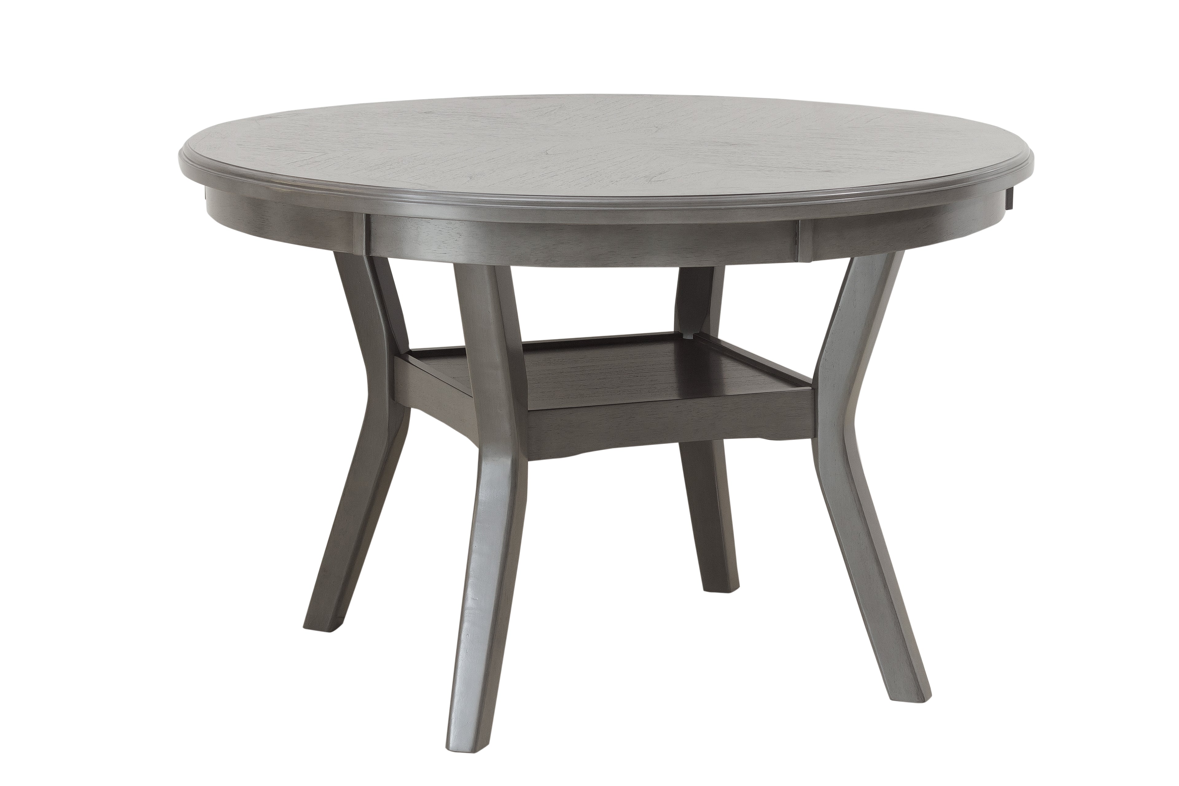 MINDY 5PC PACK DINING SET, GRAY WOOD