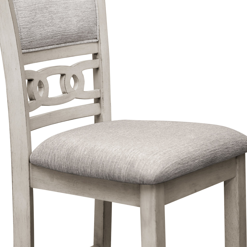 Mindy White wood 5PC PACK DINIG SET